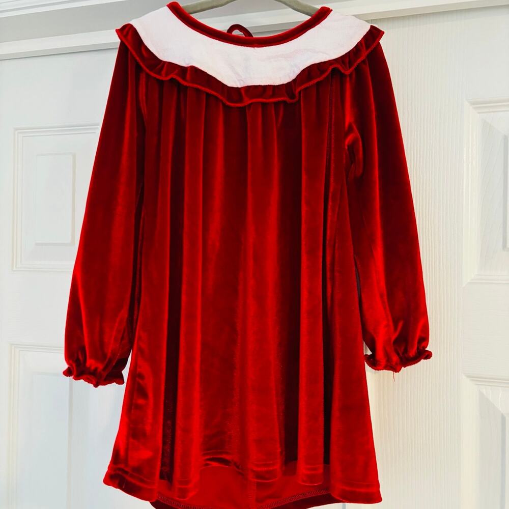 Red Velvet Sunshine Smocks Dress 4T